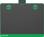 Графический планшет Parblo A640 V2 зеленый