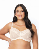 Бюстгальтер Carmela с чашками plus size без косточек (Размер: 90G) (Цвет: кремовый)