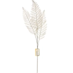 Ветка декоративная «Сверкающий папоротник» 86 см, Белый
