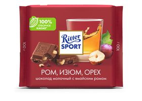 Ritter Sport Ром Изюм Орех 100 г