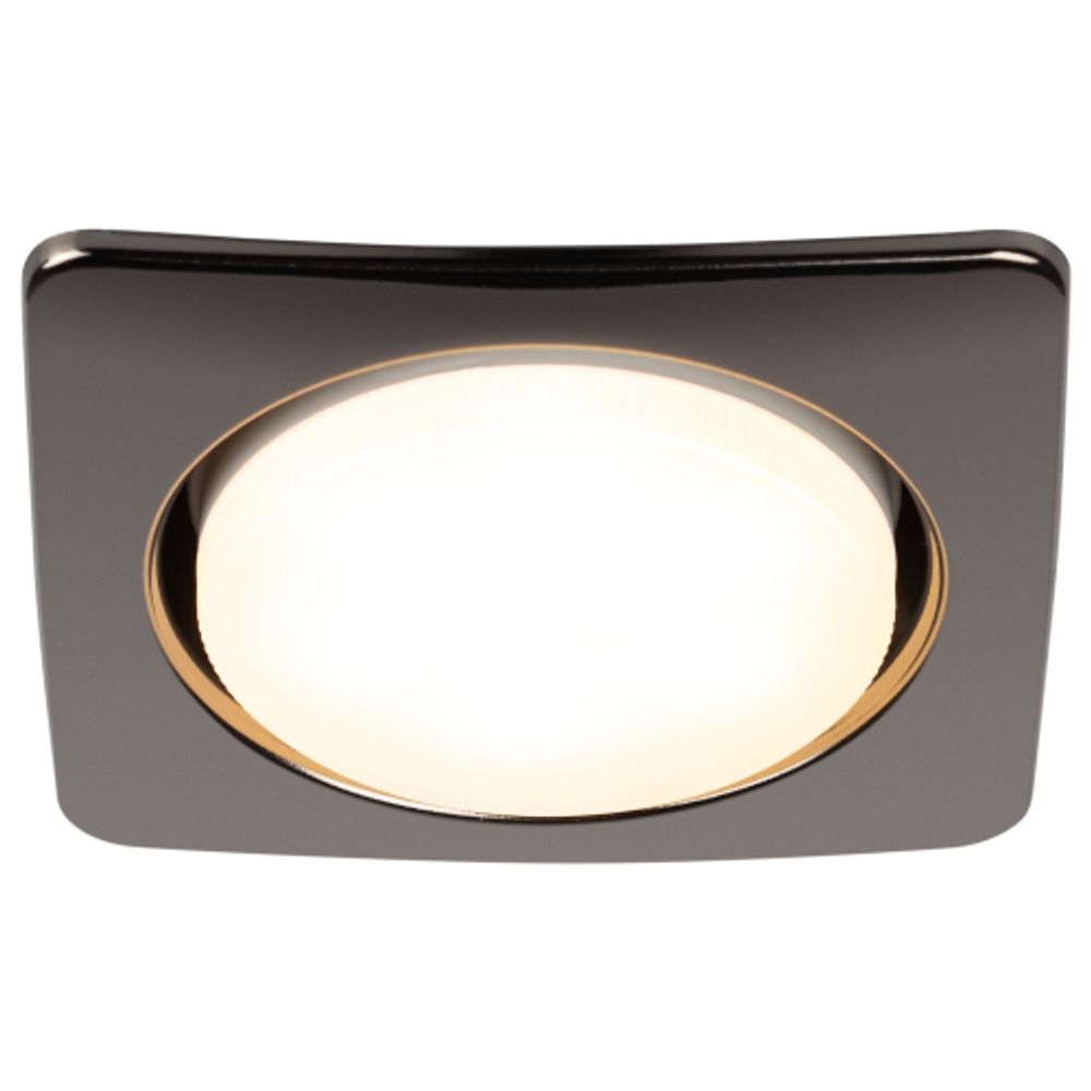 KL71 BK /1 (к) Светильник ЭРА под лампу Gx53 квадр.,220V, 13W,черный металл | Встраиваемые светильники Для ламп GX53