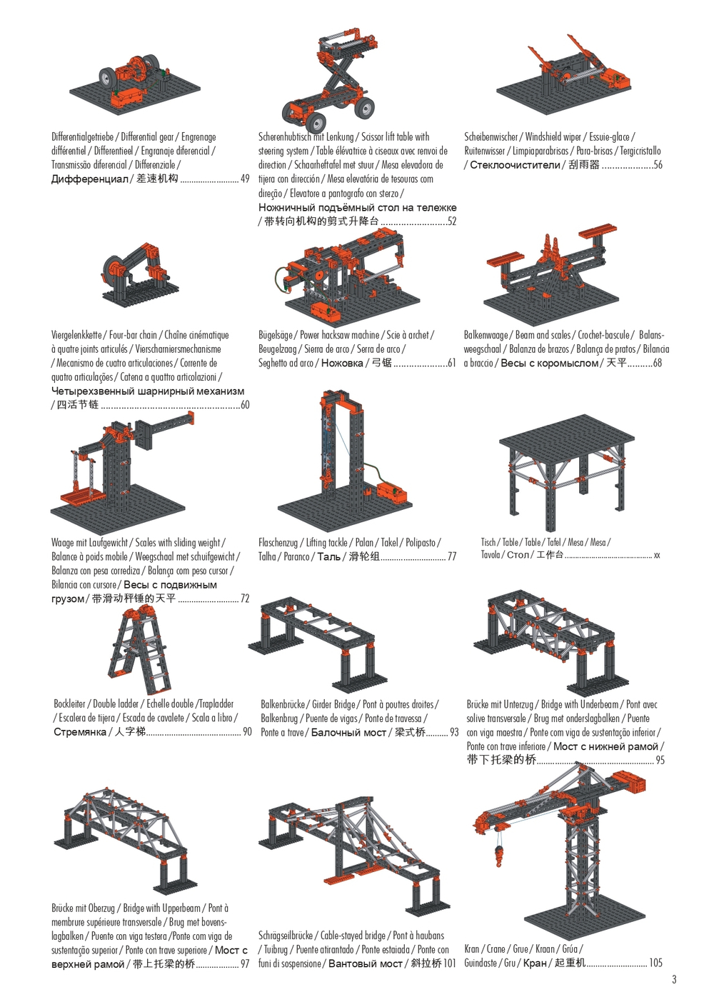 Конструктор Fischertechnik PROFI Mechanic & Static 2 / Механика и статика 2