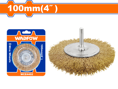Щетка-крацовка дисковая 100 мм (10/60) WADFOW WCE4402