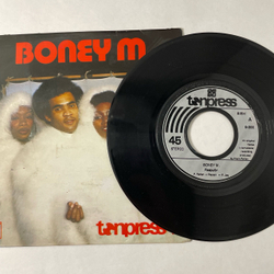 Винтажная виниловая пластинка Boney M. Бони М, Rasputin / Nightflight To Venus (Польша 1978) 7 дюймов