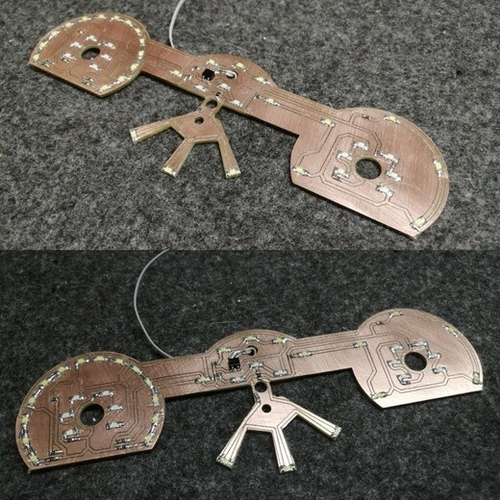 Светодиодная плата для блока климата Aveo (индивидуальный заказ по цветам)