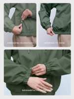 Ветровка с капюшоном