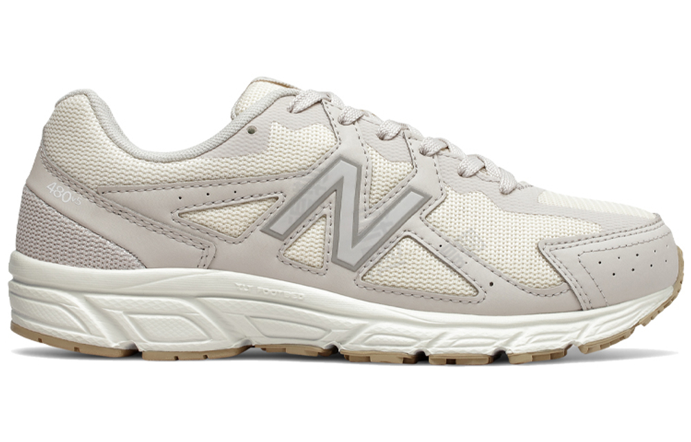 Кроссовки New Balance Nb 480 Beige (Женская размерная сетка)