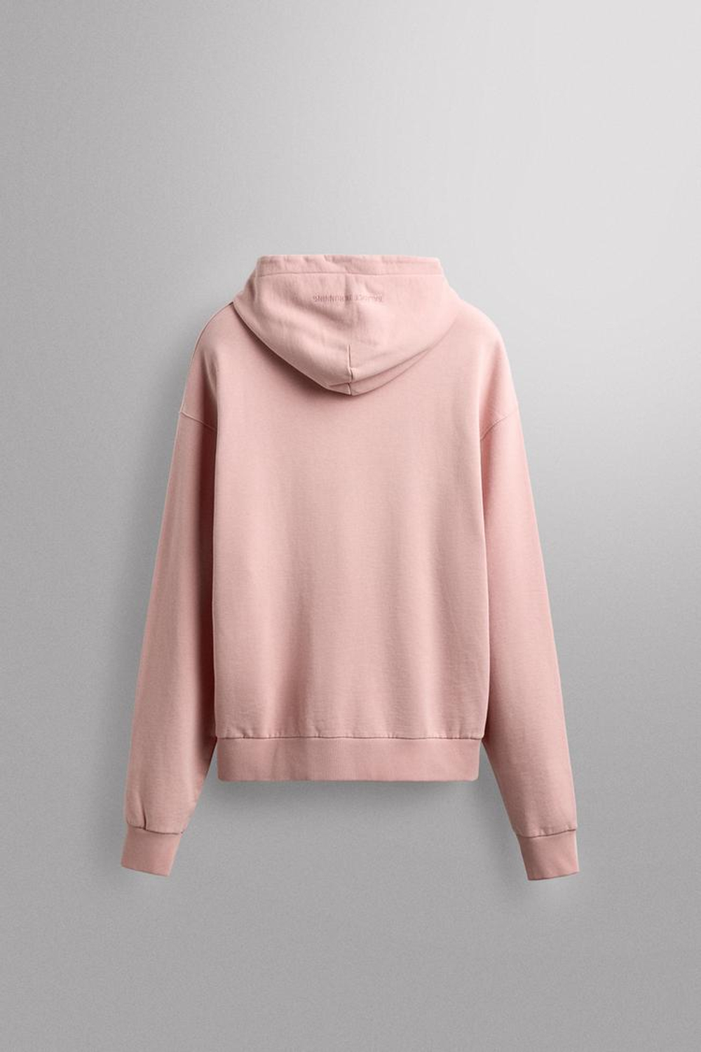 ZARA ХУДИ С КАПЮШОНОМ И ВЫШИВКОЙ, РОЗОВЫЙ