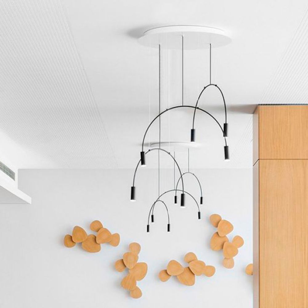 Подвесной Светильник Arc 4 Black By Imperiumloft