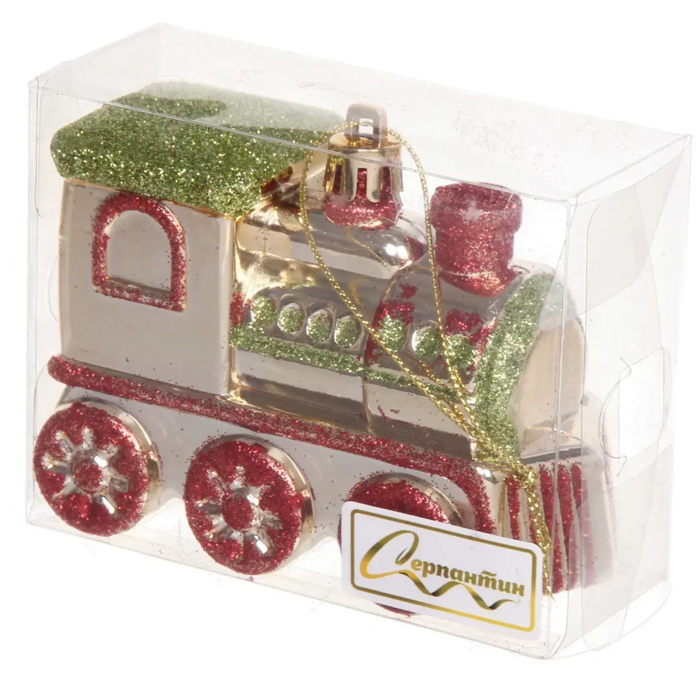 Ёлочная игрушка «Сказочное путешествие» 9,5*2*10,5 см, шампань