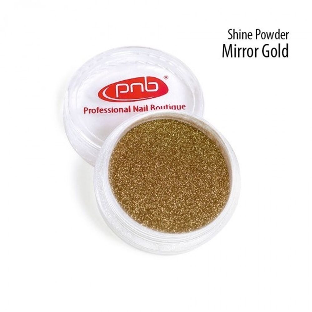 Втирка-блеск Зеркальное золото Shine Powder Mirror Gold, 0,5 г