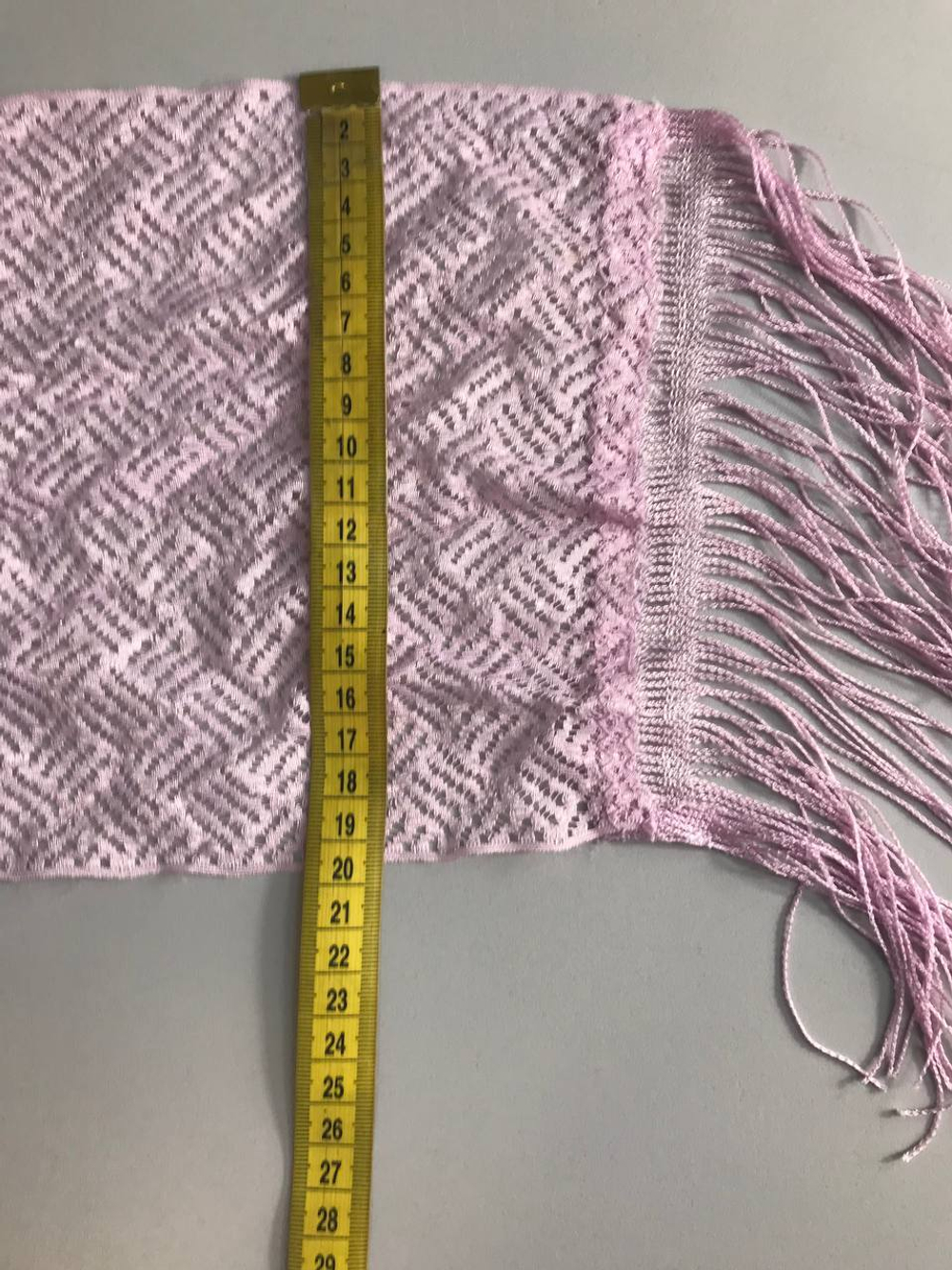 Шарф ажурный тонкий