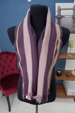 Шарф в полоску шерстяной