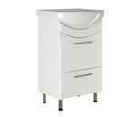 Тумба д/ванной "РАДУГА-50" белая под раковину Уют-50 (Rosa)