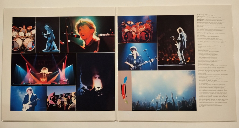 Винтажная виниловая пластинка LP Rush A Show Of Hands (Holland 1989)