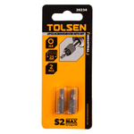 TOLSEN (TT20234) Набор вставок (бит) торцевых 1/4", Hex, 4 мм, 25 мм, 2 предмета