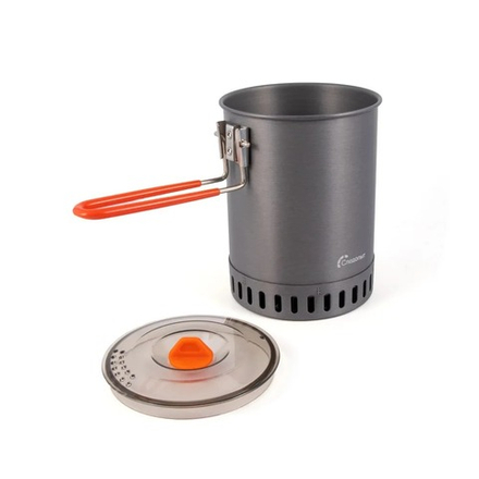 Кастрюля походная с радиатором СЛЕДОПЫТ FORZA 1л