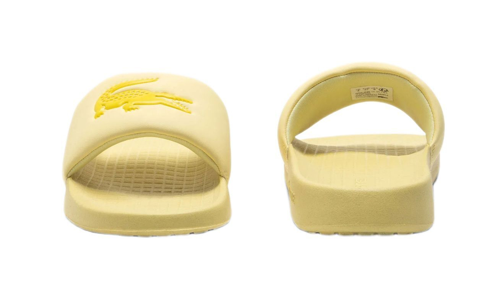 Сланцы Lacoste Serve Slide 1.0 - light yellow/yellow