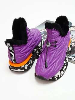 Кроссовки женские зимние натуральные