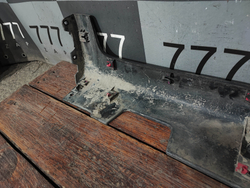 Накладка порога правого Kia Rio 4 X-Line 17-нв Б/У Оригинал 87752H0500