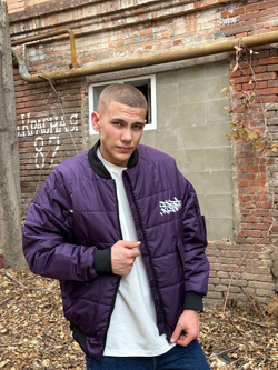 Бомбер  ZRD Tag Фиолетовый