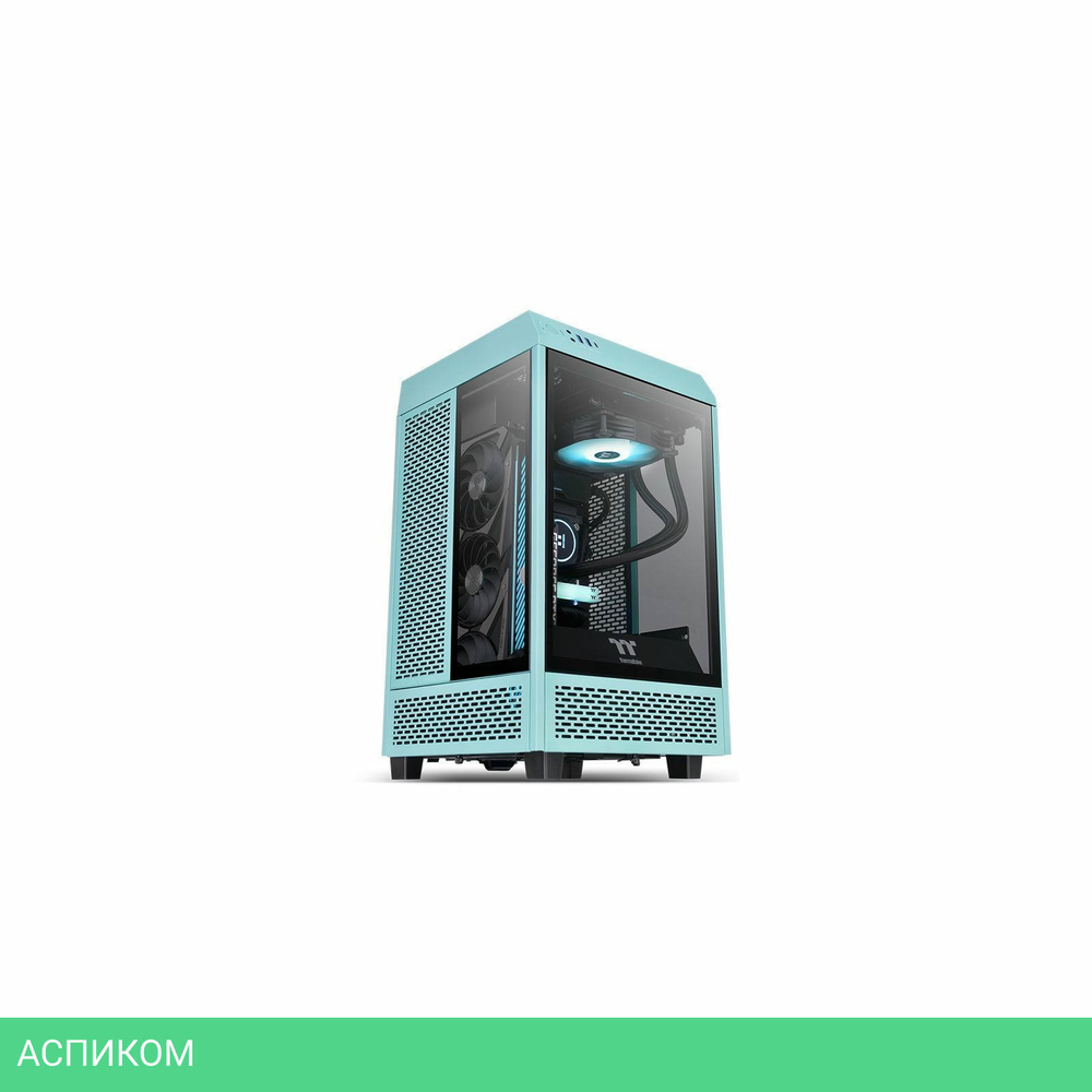 Корпус Thermaltake Tower 100 Turquoise (CA-1R3-00SBWN-00)