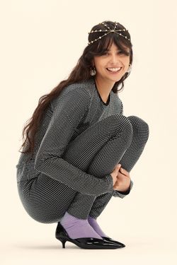 Леггинсы из страз (Catwoman), стразы серебро