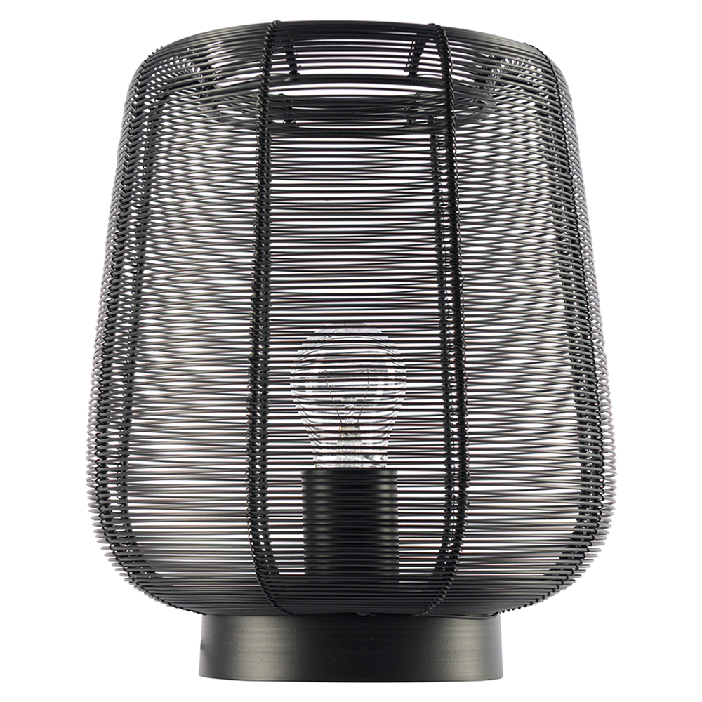 Лампа настольная vinger, D22х26 см, черная