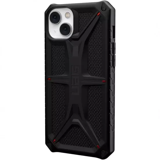 Чехол Uag Monarch для iPhone 14 Plus 6.7", цвет черный (Kevlar-Black)