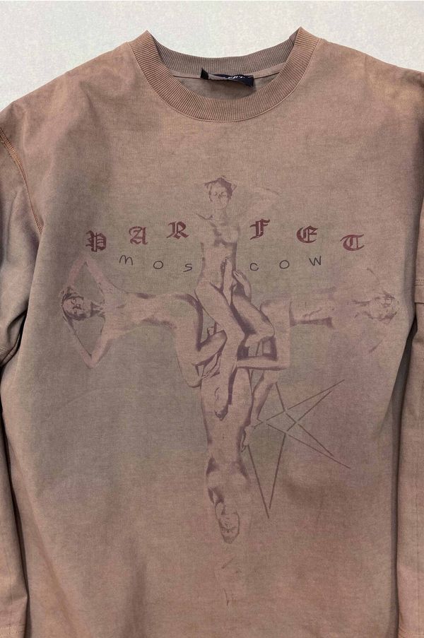 Лонгслив Saints коричневый - фото 2