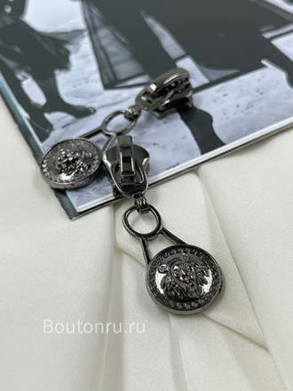 Собачка / бегунок для молнии Верс. графит