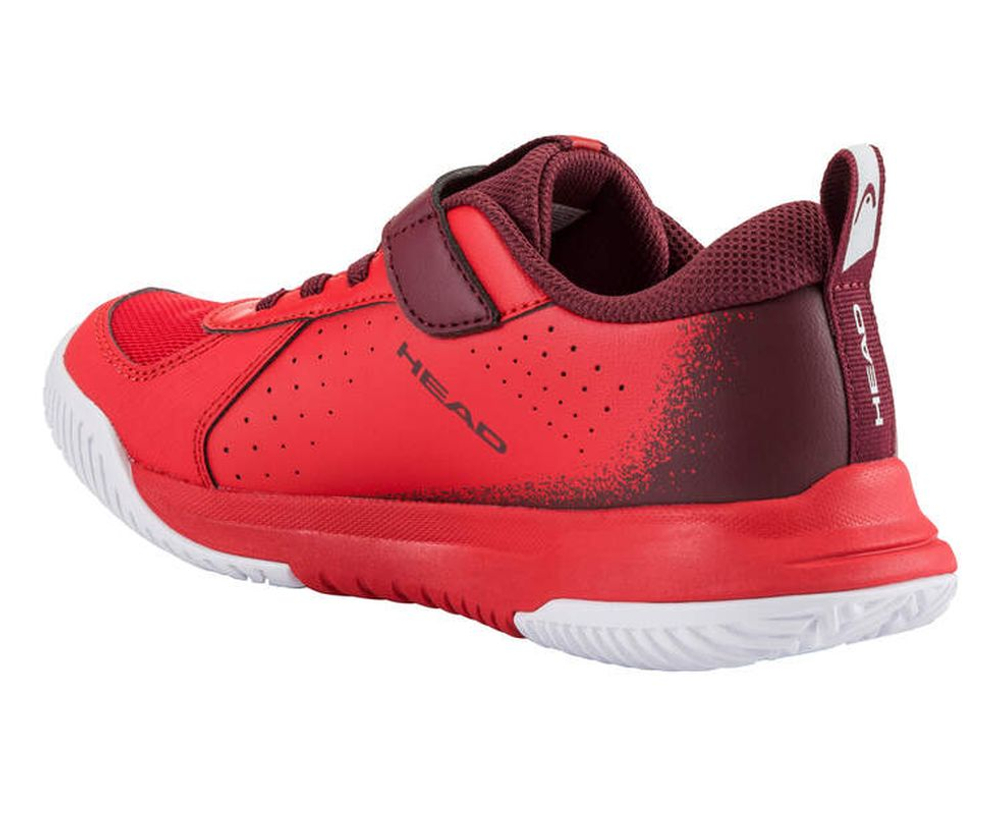 Детские Кроссовки теннисные  Head Sprint Strap 4.0 - red/dark red