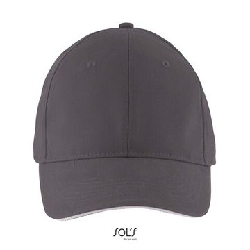 Бейсболка SOLAR, 6 клиньев