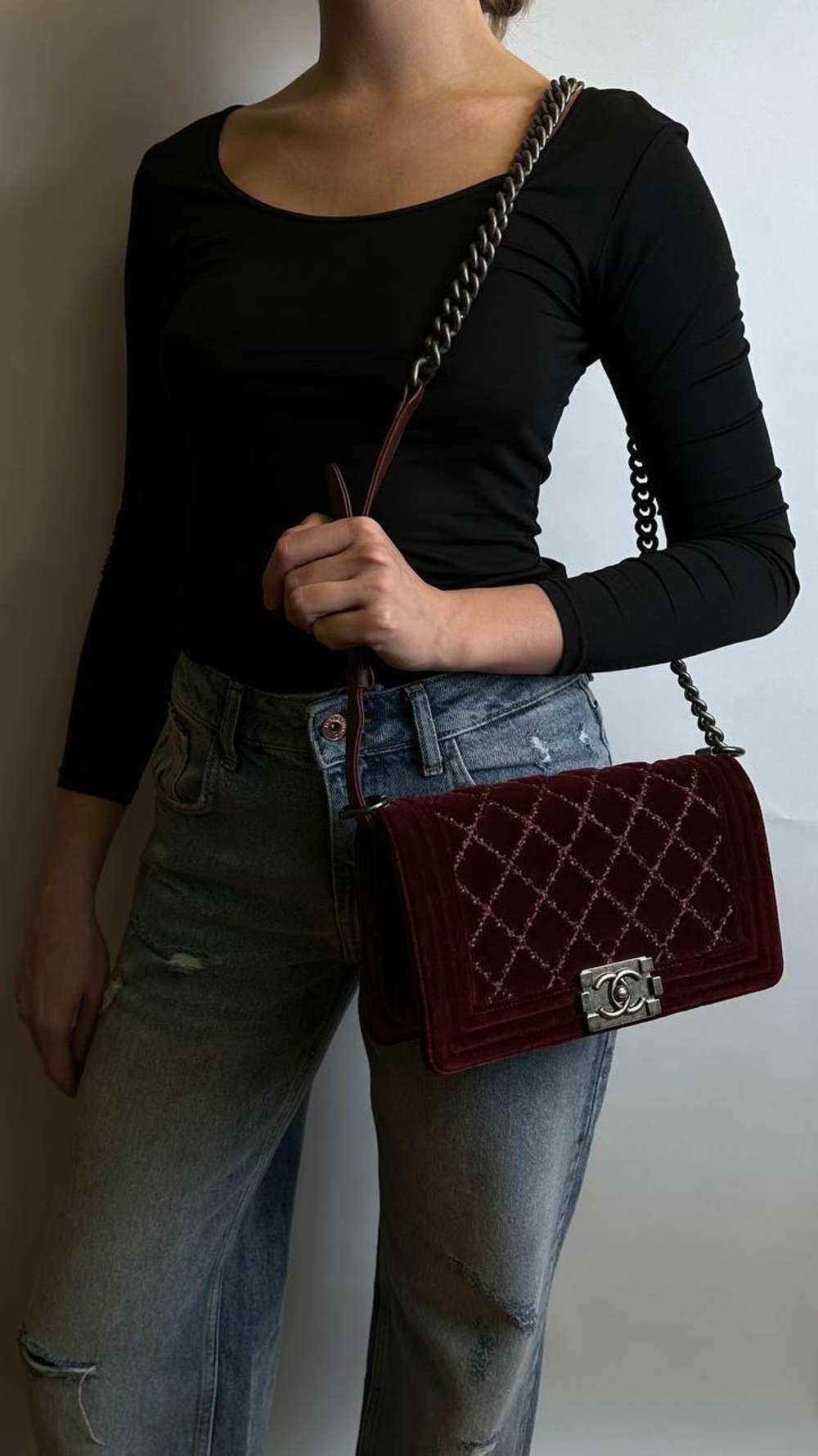 Сумка Chanel Boy Velvet