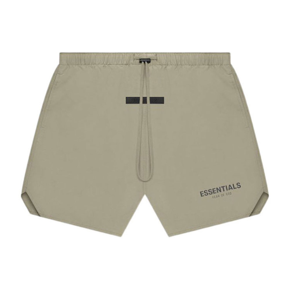 Шорты Fear of God Essentials FW21 Volley Short Pistachio Logo, FOG-FW21-025