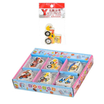 Ластик Basir, фигурный, серия "Транспорт", цветной корпус в форме машинок со зверюшками