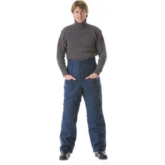 Брюки ватные (т.синий)