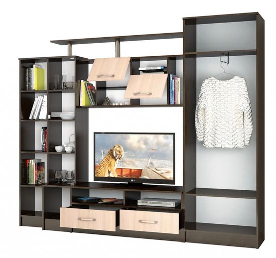 Гостиная ОСКАР-5 ясень шимо / дуб сонома