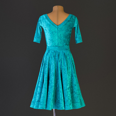 Standart 2-02-12-B | Рейтинговое платье для спортивных бальных танцев | Vasileva Dance