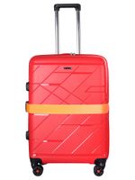 Чемодан 463 / С ремнем / Полипропилен