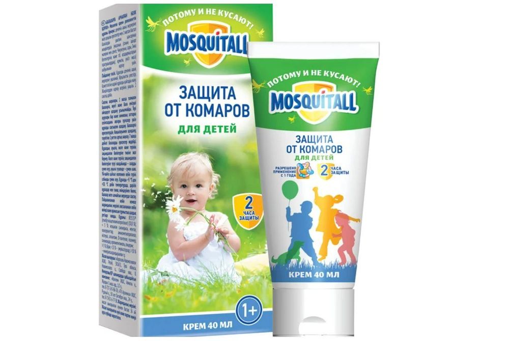 Крем Москитол нежная защита д/детей от комаров 40мл.