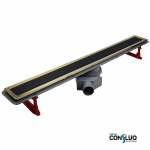 Душевой трап Pestan Confluo Premium Line Black Glass Gold 750