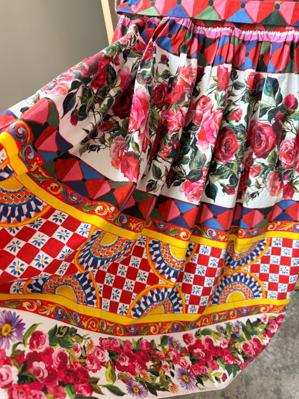 Хлопковое платье Dolce & Gabbana, 140