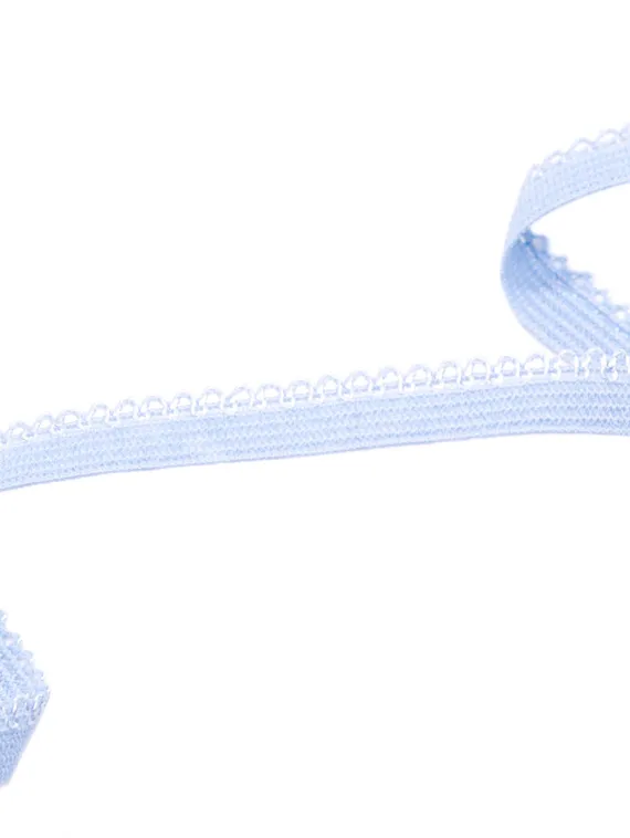 3090 K-94/9 ОПТ Резинка ажурная Lauma опт, 9 мм, голубой 3090