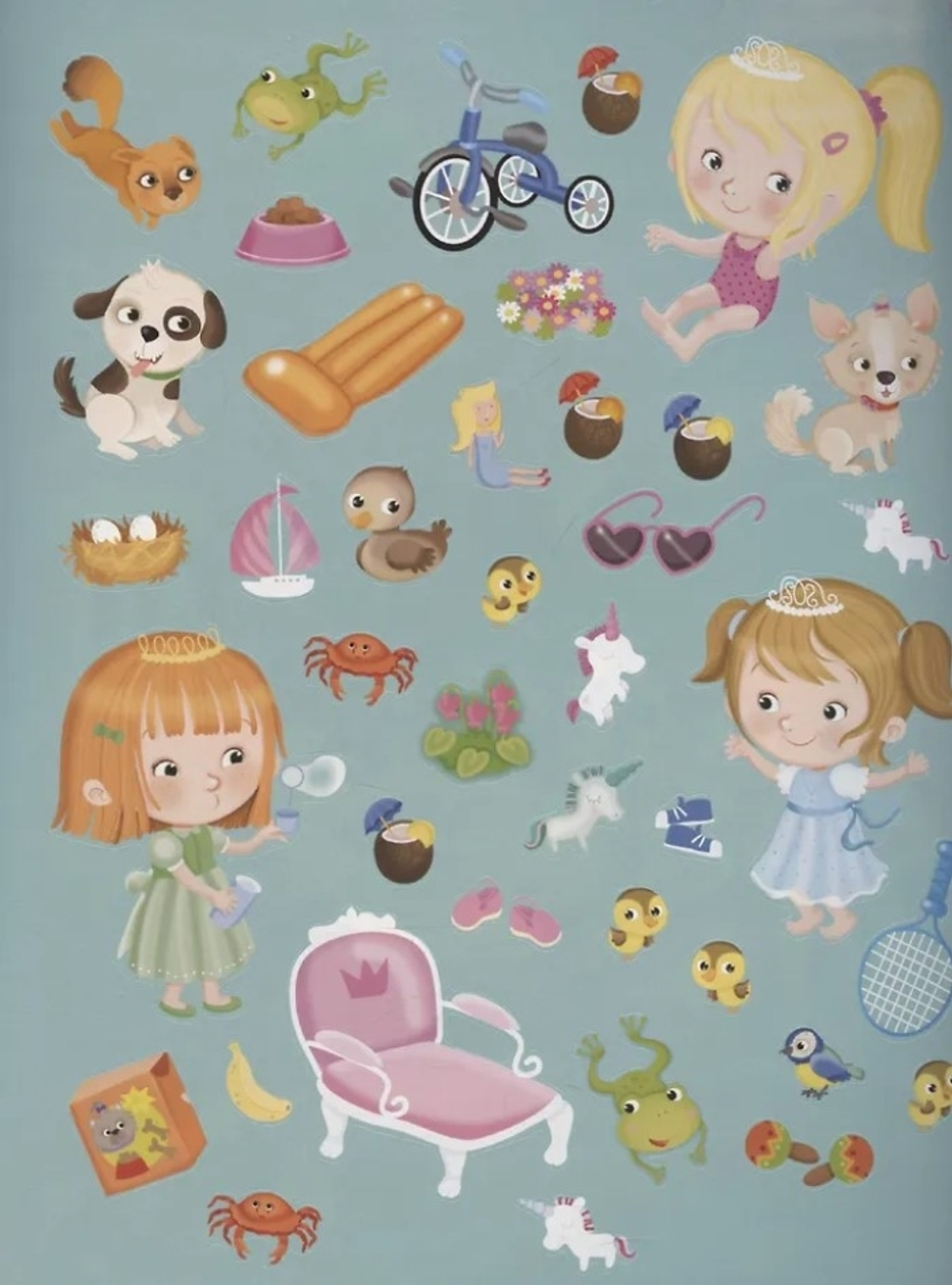 Книжка с наклейками формат А4.В гостях у принцессы. 70 наклеек., изд.: Айрис, авт.: Барсотти Э., серия.: Книжки с наклейками