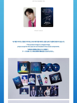 видео SHINee - PERFECT ILLUMINATION : SHINEE'S BACK WORLD VI DVD KEY Version