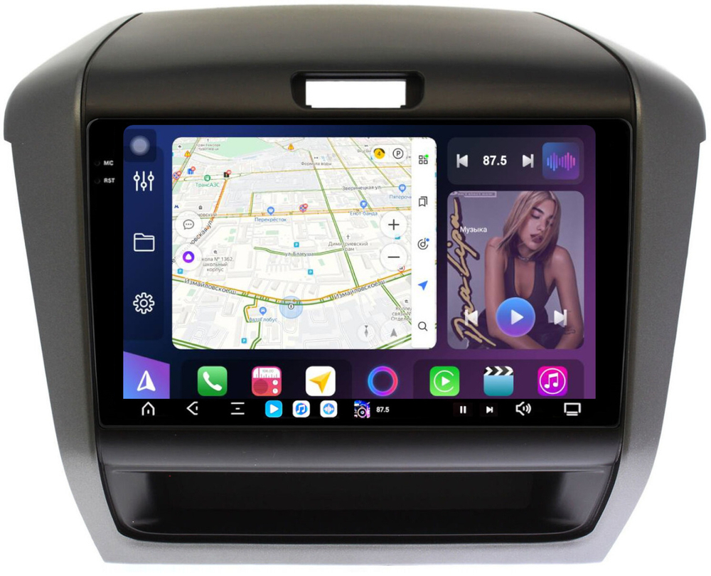 Магнитола для Honda Freed 2 2016-2023 - FarCar GX9-9518 монитор 9.5" 2K QLED на Android 14, TS20, 6+128Гб, CarPlay, 4G SIM-слот