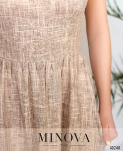 Платье 1076-бежевый Minova