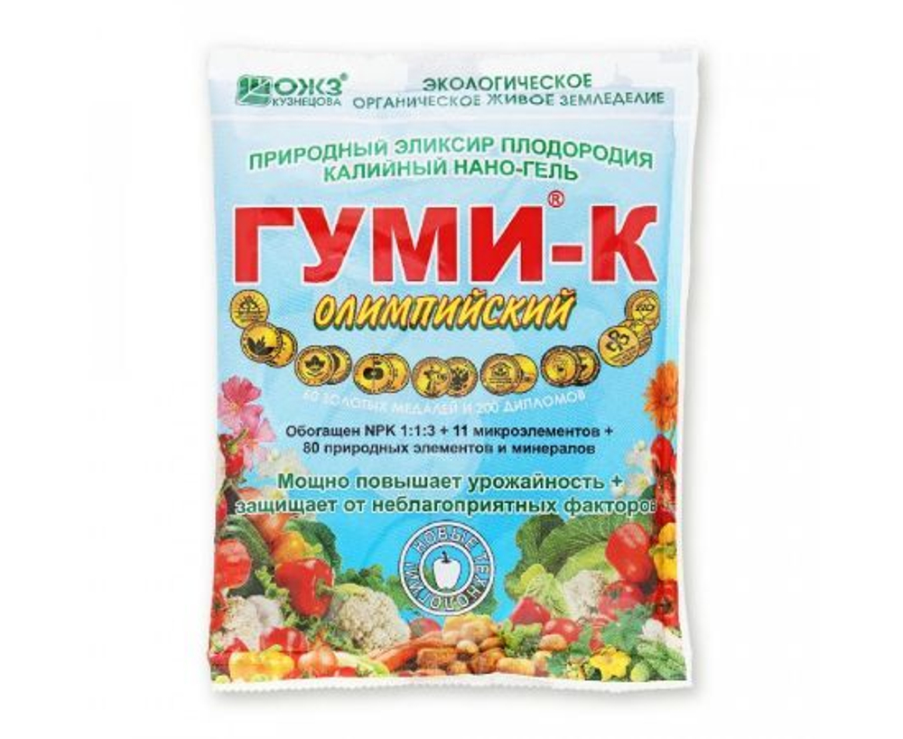 Гуми-К 300г Олимпийский калийный нано-гель БашИнком