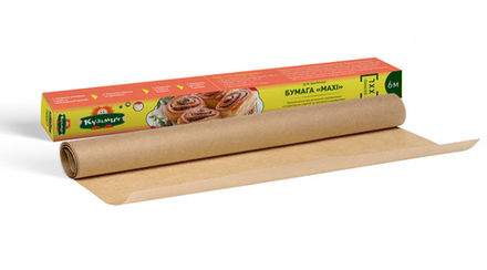 Кузьмич Бумага для выпечки MAXI 380 мм х 6 м *5*25